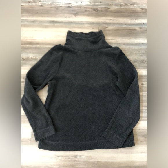 Old Navy XL Grey Cowal Neck Fleece Shirt - Picture 2 of 5